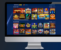 Die Desktopversion des AdmiralBet Casinos.